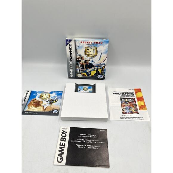 Around The World In 80 Days Nintendo Game Boy Advance Jackie Chan CIB Tested - Picture 1 of 14